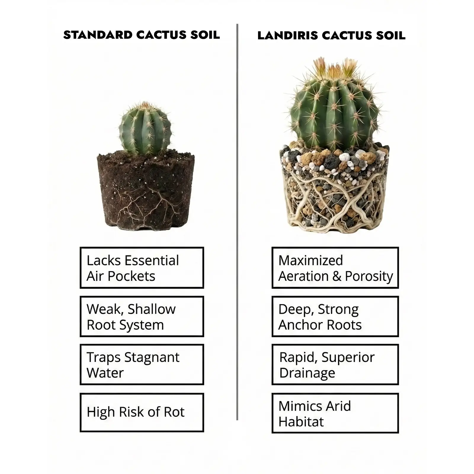 landiris cactus soil vs standard cactus soil
